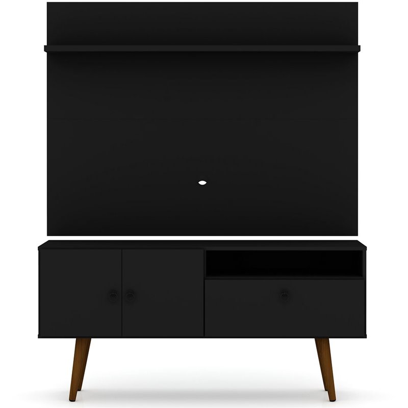 Manhattan Comfort Tribeca 2-Piece Solid Wood TV Stand for TVs up to 46