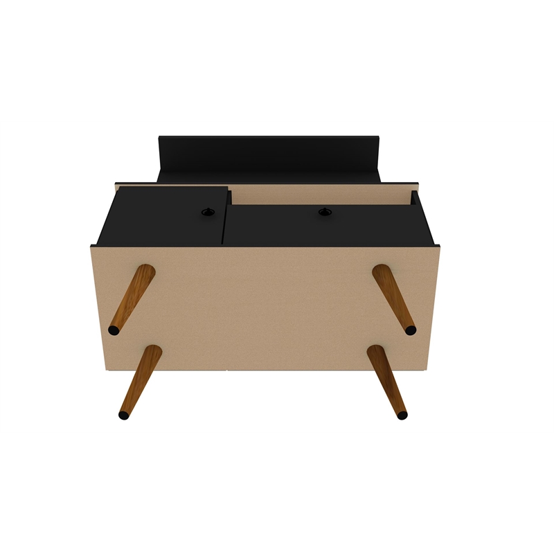 Manhattan Comfort Tribeca 2-Piece Solid Wood TV Stand for TVs up to 32