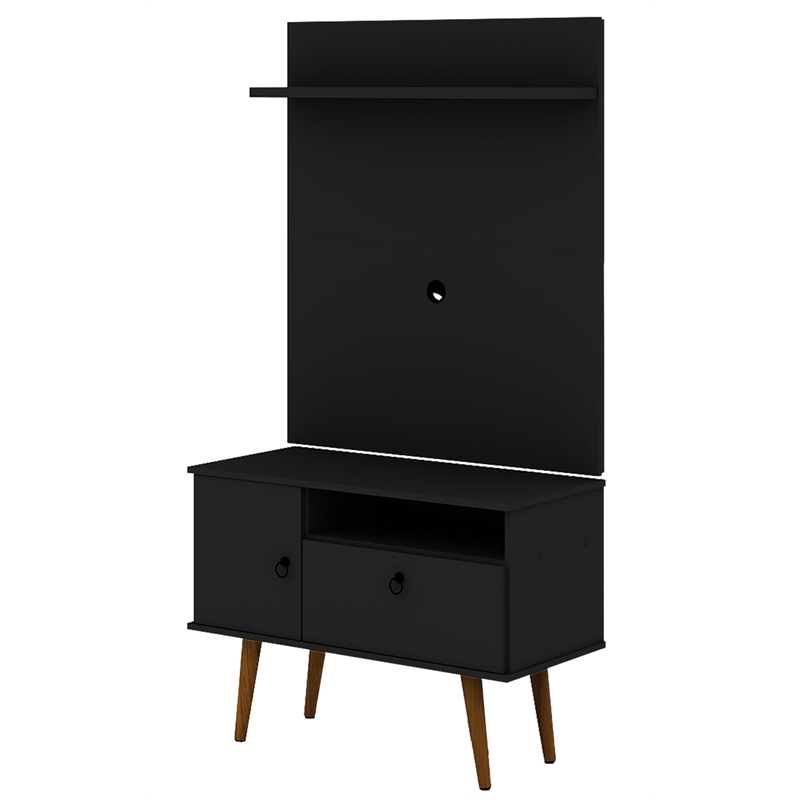 Manhattan Comfort Tribeca 2-Piece Solid Wood TV Stand for TVs up to 32