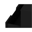 Manhattan Comfort Rockefeller 1-Drawer Wood Nightstand in Black