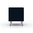 Manhattan Comfort Rockefeller Engineered Wood Nightstand in Midnight Blue