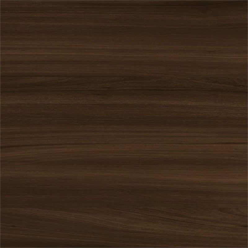 Manhattan Comfort Rockefeller 2-Drawer Wood Nightstand in Brown