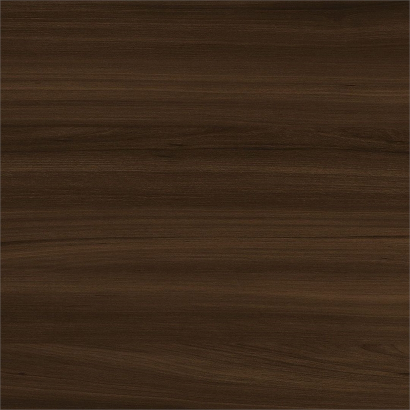 Manhattan Comfort Rockefeller 3-Drawer Wood Dresser in Brown