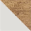 Manhattan Comfort Rockefeller Wood Dresser and Nightstand in Off White/Natural