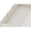 Manhattan Comfort Rockefeller Wood Dresser and Nightstand in Off White/Natural