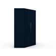 Manhattan Comfort Mulberry Wood Corner Wardrobe Closet in Blue