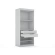 Manhattan Comfort Mulberry Wood Open Sectional Closet in White