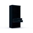 Manhattan Comfort Mulberry 2-Pc Wood Open Sectional Corner Closet Set in Blue