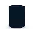 Manhattan Comfort Mulberry 2-Piece Wood Open Corner Closet Set in Midnight Blue