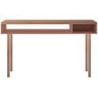 Windsor 47.24 Console Accent Table in Ceramic Pink and Nature