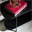 Celine Metal Side Table Console in Black