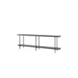 Celine Metal Side Table Console in Black