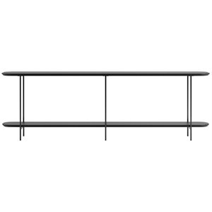 Celine Metal Side Table Console in Black