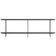 Celine Metal Side Table Console in Black
