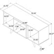 Manhattan Comfort Hampton Wood TV Stand for TVs up to 46