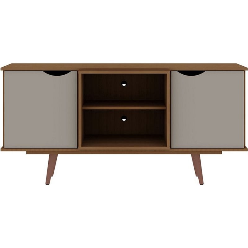 Manhattan Comfort Hampton Wood TV Stand for TVs up to 46