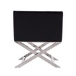 Manhattan Comfort HollyWood Faux Leather Accent Lounge Chair in Black