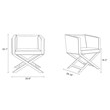Manhattan Comfort HollyWood Faux Leather Accent Lounge Chair in Black