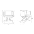 Manhattan Comfort HollyWood Faux Leather Accent Lounge Chair in White