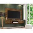 Manhattan Comfort Vernon Floating Wood Entertainment Center in Brown