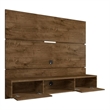 Manhattan Comfort Vernon Floating Wood Entertainment Center in Brown