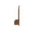 Manhattan Comfort Vernon Floating Wood Entertainment Center in Brown