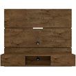 Manhattan Comfort Vernon Floating Wood Entertainment Center in Brown