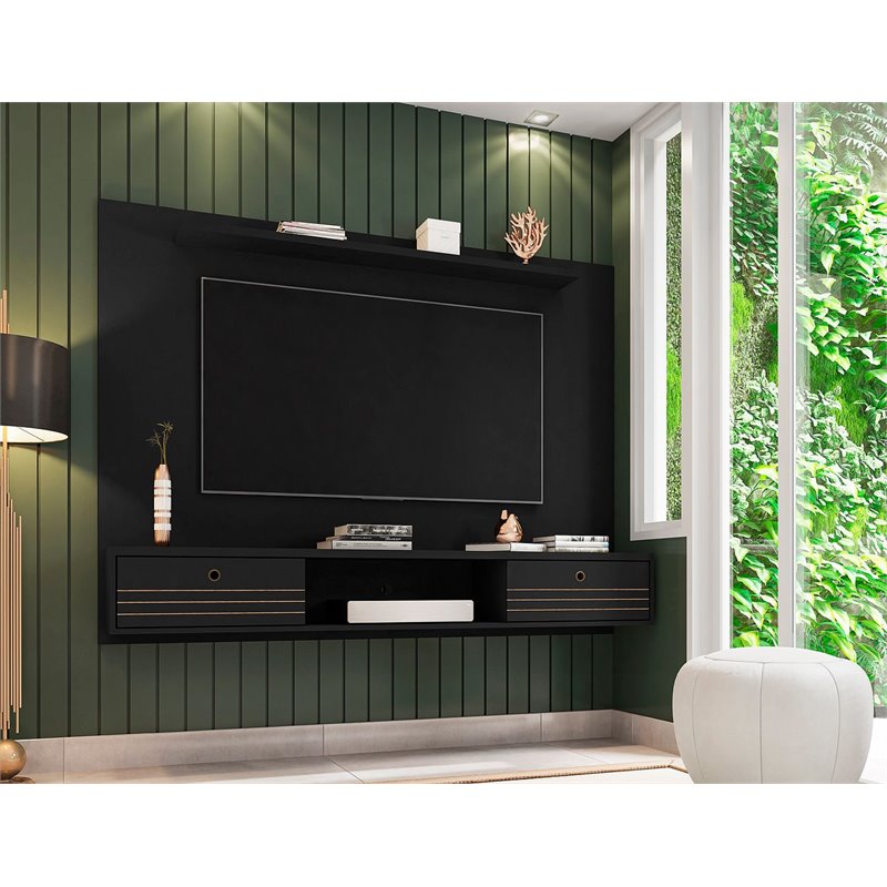 Manhattan Comfort Liberty Wood Entertainment Center for TVs up to 65
