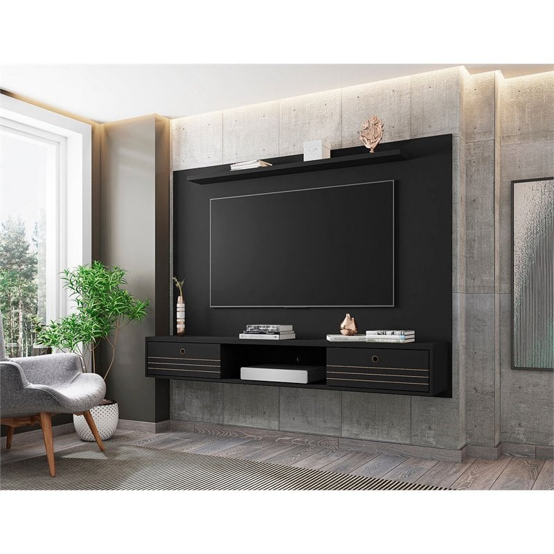 Manhattan Comfort Liberty Wood Entertainment Center for TVs up to 65
