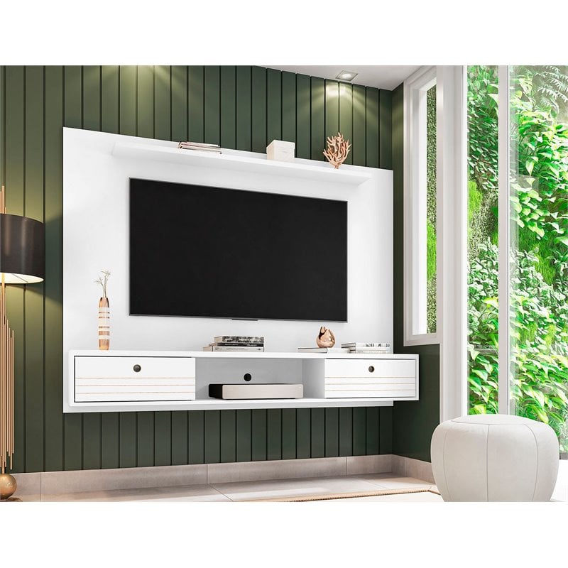 Manhattan Comfort Liberty Wood Entertainment Center for TVs up to 65