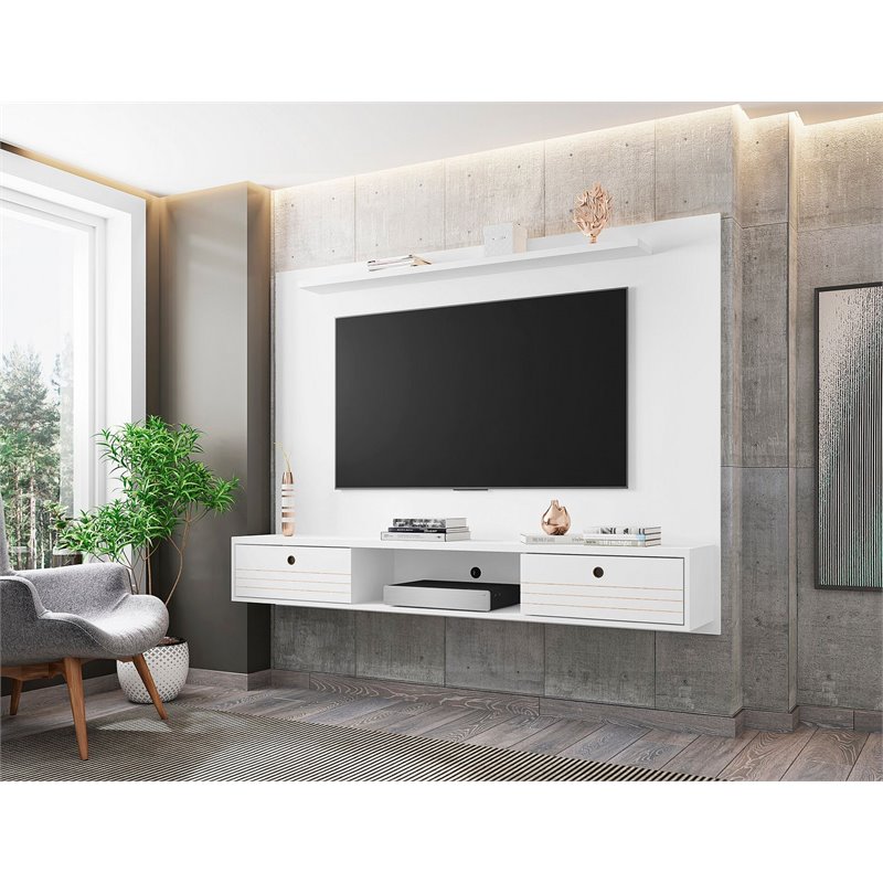 Manhattan Comfort Liberty Wood Entertainment Center for TVs up to 65