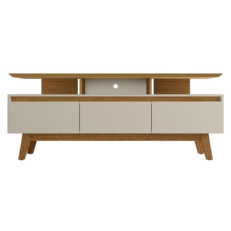 Manhattan Comfort Yonkers Wood TV Stand for TVs up to 65