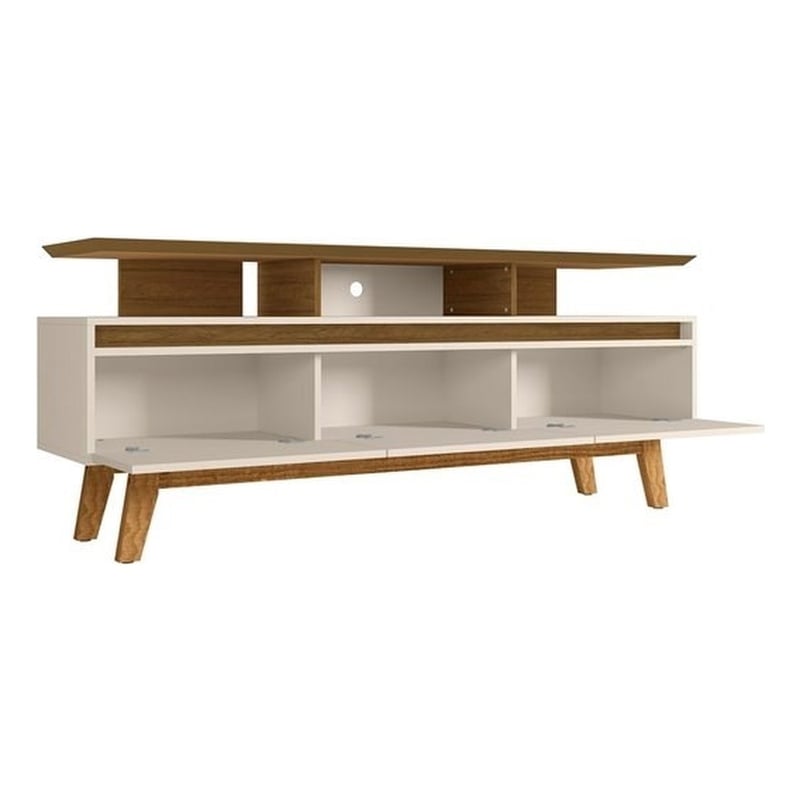 Manhattan Comfort Yonkers Wood TV Stand for TVs up to 65