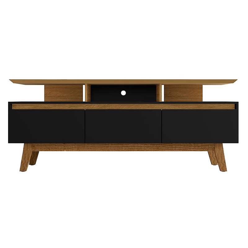 Manhattan Comfort Yonkers Wood TV Stand for TVs up to 65