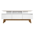 Manhattan Comfort Yonkers Wood TV Stand for TVs up to 65
