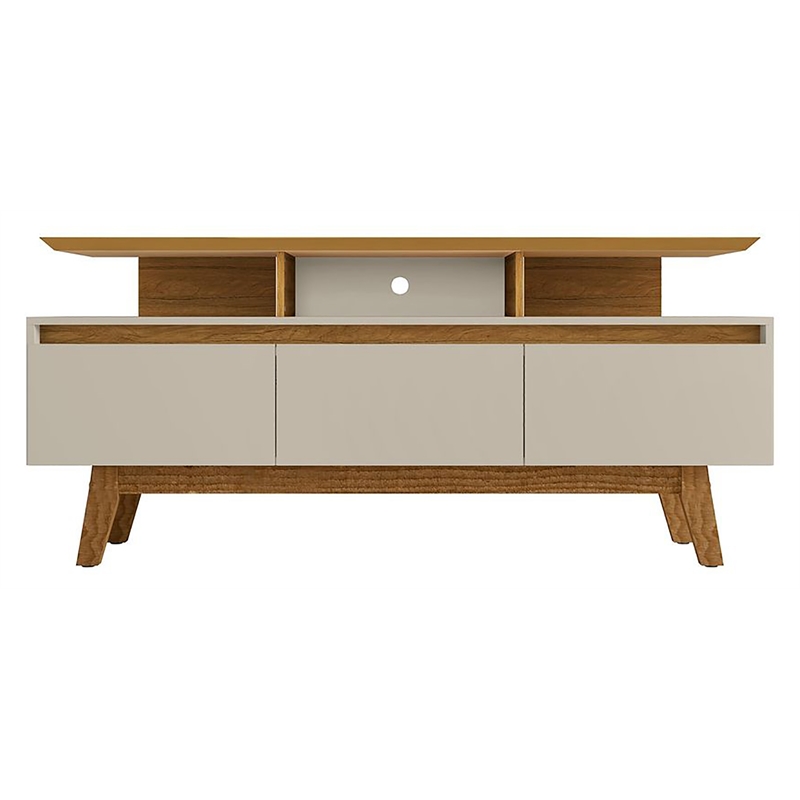 Manhattan Comfort Yonkers Wood TV Stand for TVs up to 60