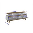 Manhattan Comfort Yonkers Wood TV Stand for TVs up to 60