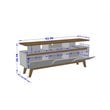 Manhattan Comfort Yonkers Wood TV Stand for TVs up to 60