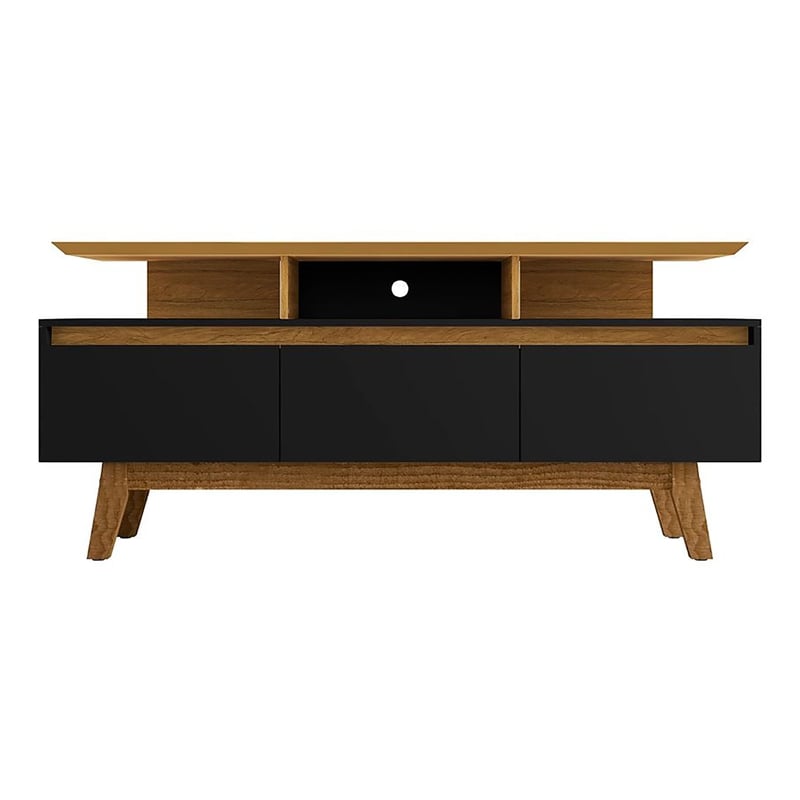 Manhattan Comfort Yonkers Wood TV Stand for TVs up to 60