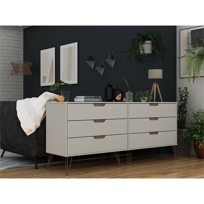 Manhattan White Drawer Chest, Bedroom - Chests