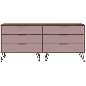 rockefeller 6-drawer double low dresser