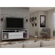 Manhattan Comfort Rockefeller Wood TV Stand for TVs up to 60