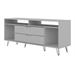 Manhattan Comfort Rockefeller Wood TV Stand for TVs up to 60