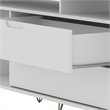 Manhattan Comfort Rockefeller Wood TV Stand for TVs up to 60