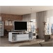Manhattan Comfort Rockefeller Wood TV Stand for TVs up to 60