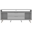 Manhattan Comfort Rockefeller Wood TV Stand for TVs up to 60