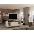 Manhattan Comfort Rockefeller Wood TV Stand for TVs up to 60