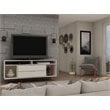 Manhattan Comfort Rockefeller Wood TV Stand for TVs up to 60