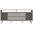 Manhattan Comfort Rockefeller Wood TV Stand for TVs up to 60