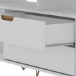Manhattan Comfort Rockefeller Wood TV Stand for TVs up to 60